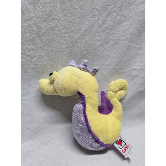 Ganz Webkinz LIL' KINZ SEAHORSE 6" Plush STUFFED ANIMAL Toy- No Code - Picture 4 of 6